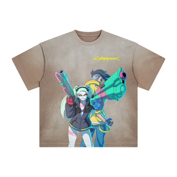 Unisex Anime Inspired Vintage T-Shirt