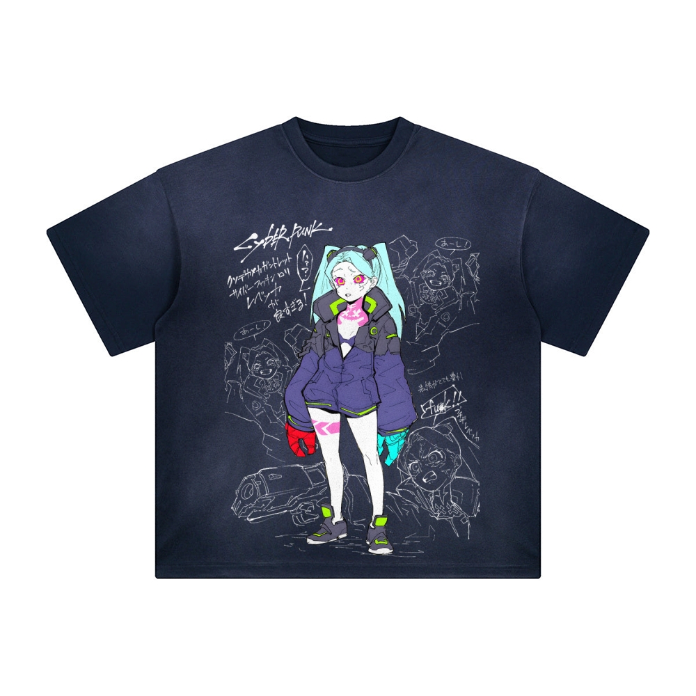 Unisex Anime Inspired Vintage T-Shirt