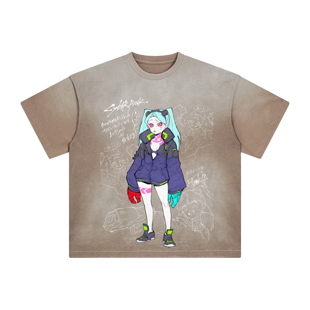 Unisex Anime Inspired Vintage T-Shirt