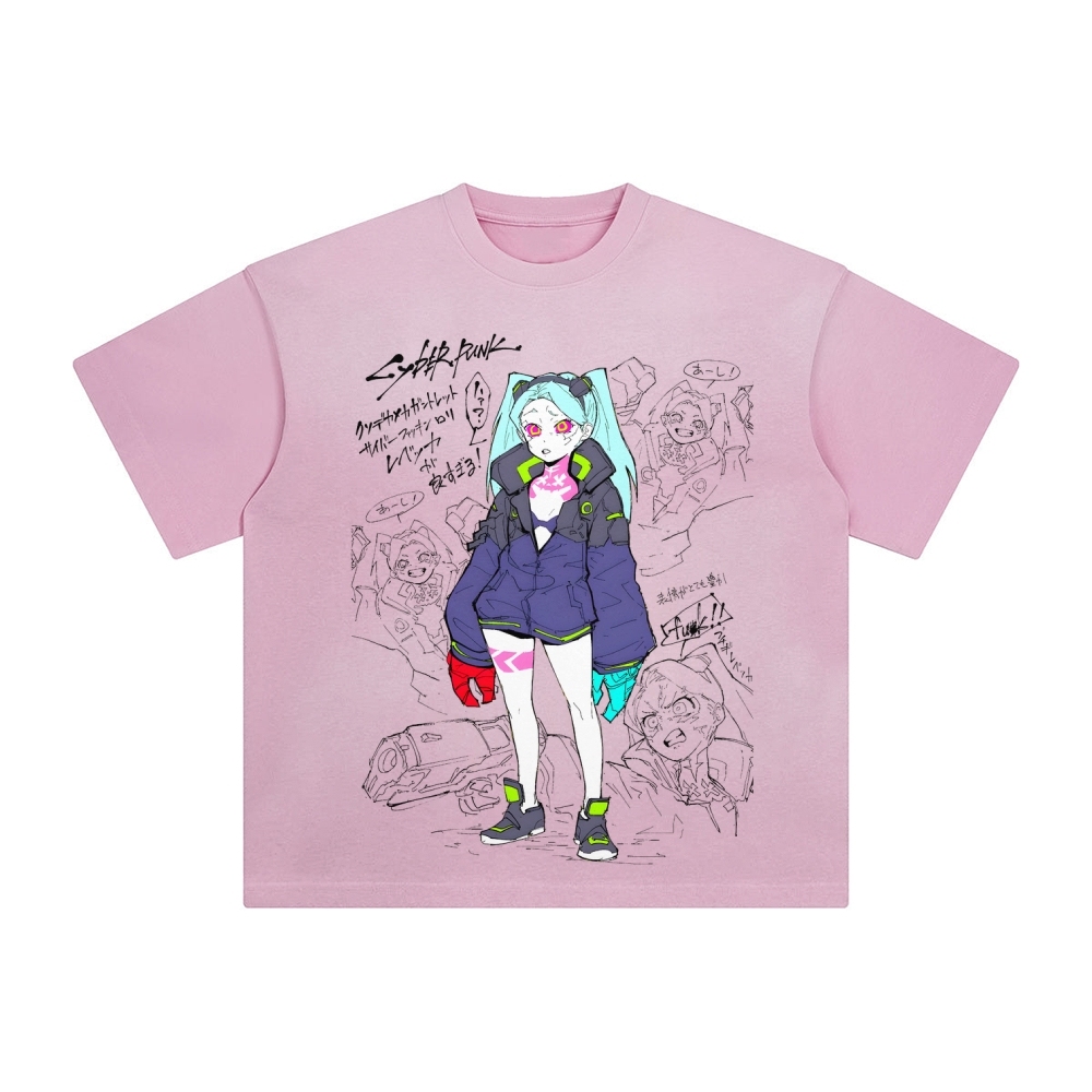 Unisex Anime Inspired Vintage T-Shirt