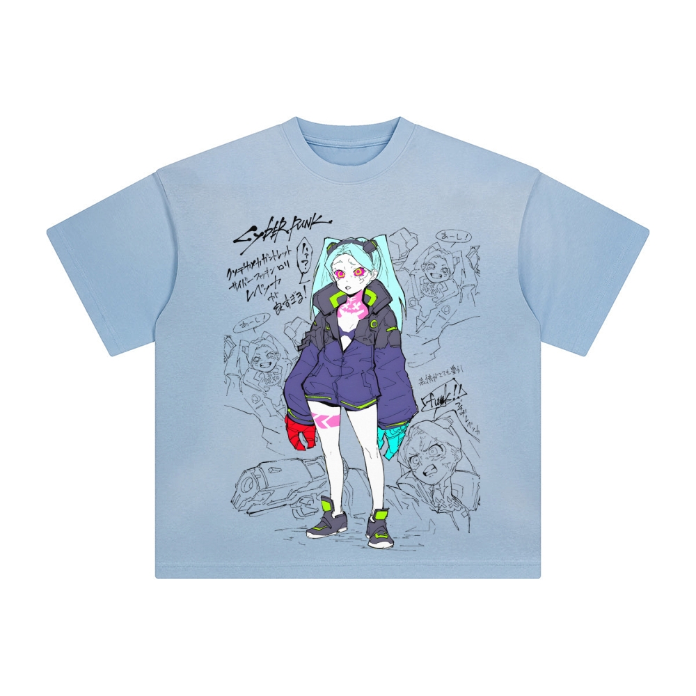 Unisex Anime Inspired Vintage T-Shirt