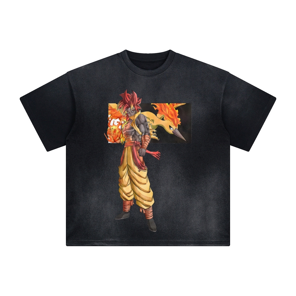 Unisex Anime Inspired Vintage T-Shirt
