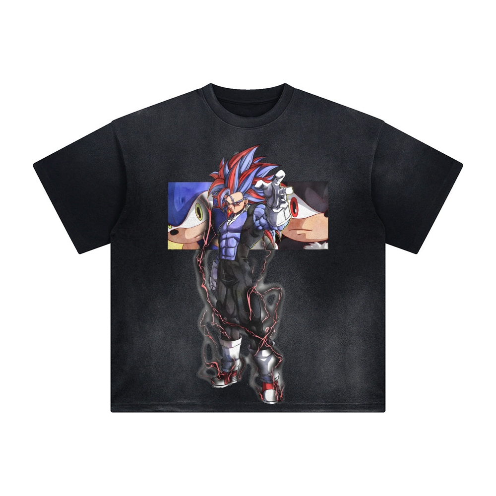 Unisex Anime Inspired Vintage T-Shirt