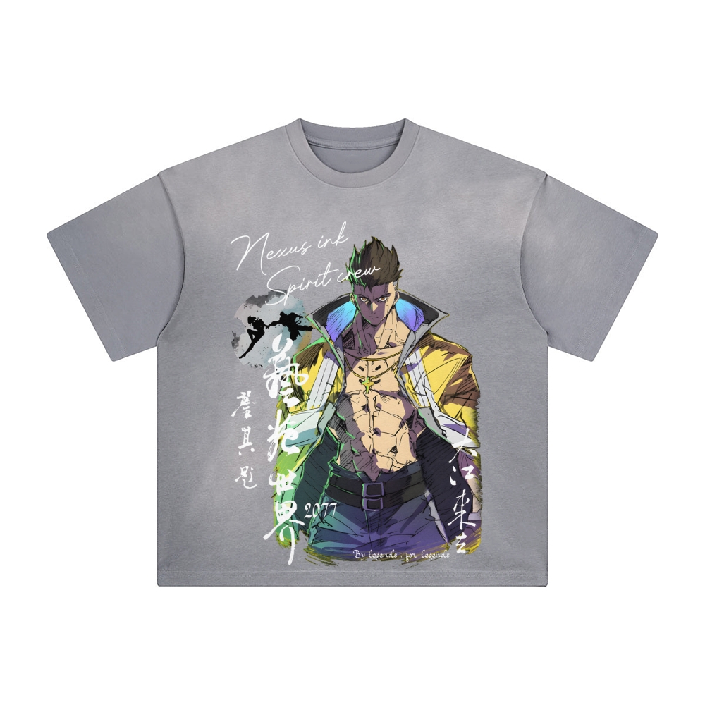 Unisex Anime Inspired Vintage T-Shirt