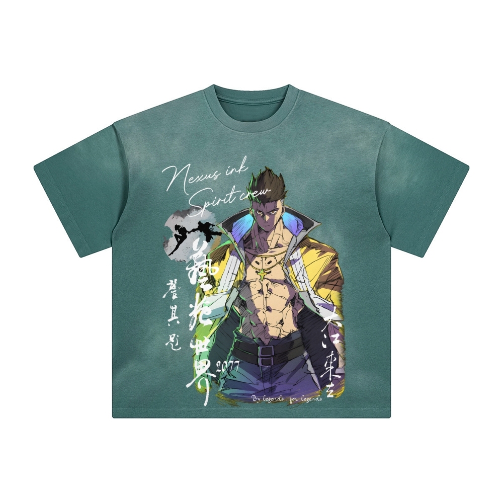 Unisex Anime Inspired Vintage T-Shirt