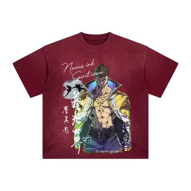 Unisex Anime Inspired Vintage T-Shirt