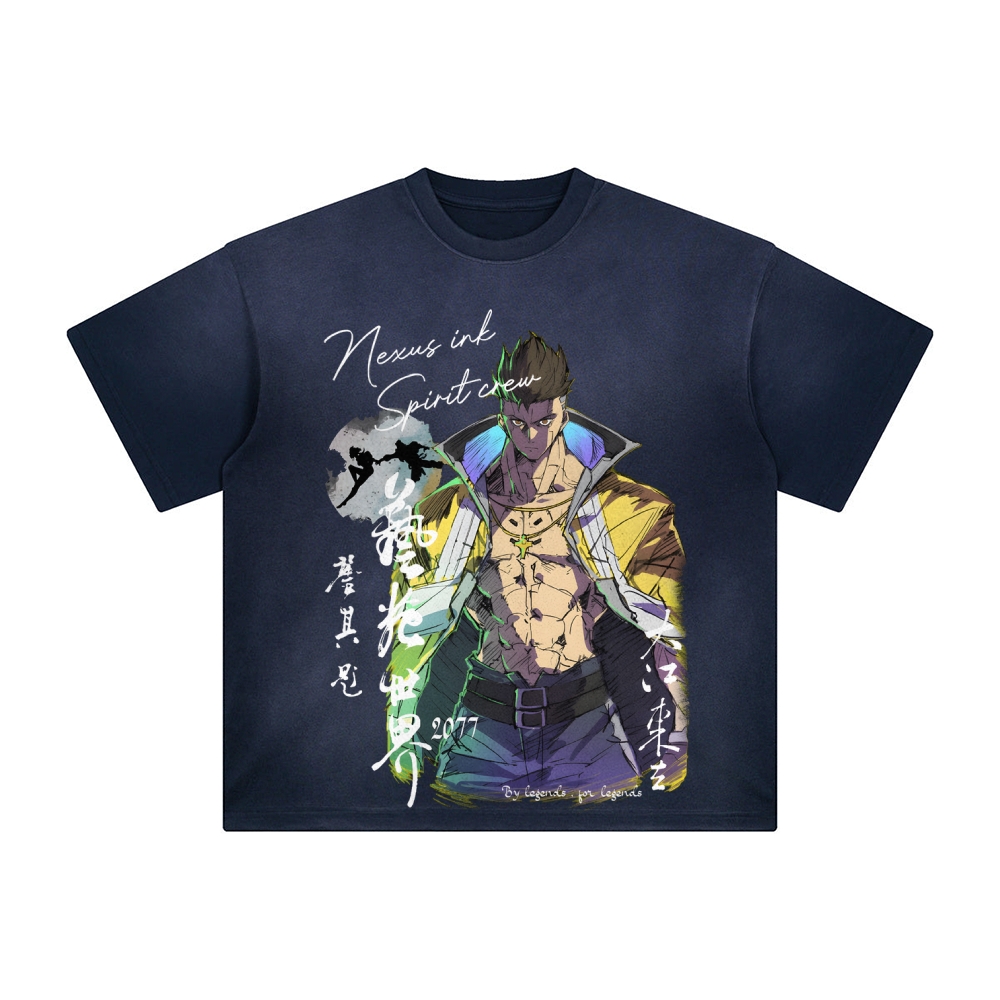 Unisex Anime Inspired Vintage T-Shirt