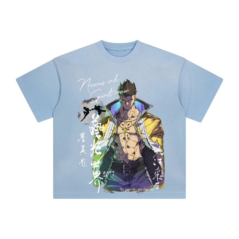 Unisex Anime Inspired Vintage T-Shirt