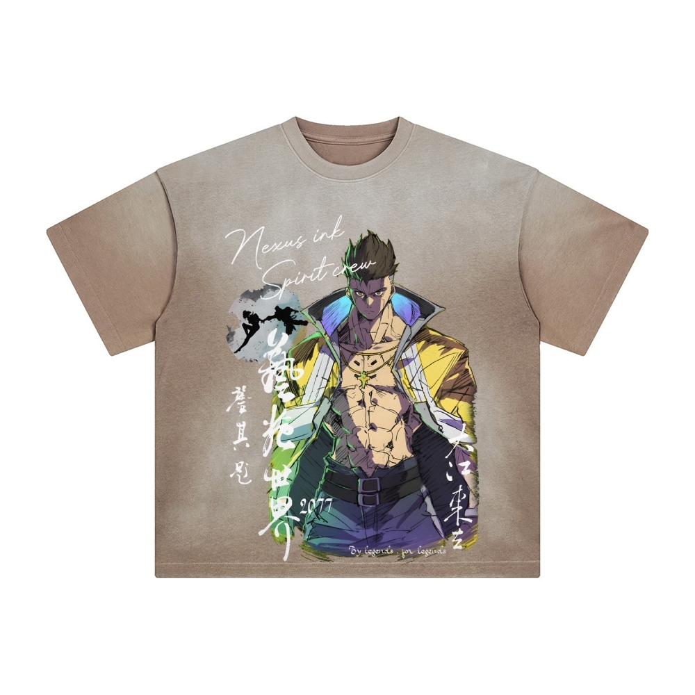 Unisex Anime Inspired Vintage T-Shirt