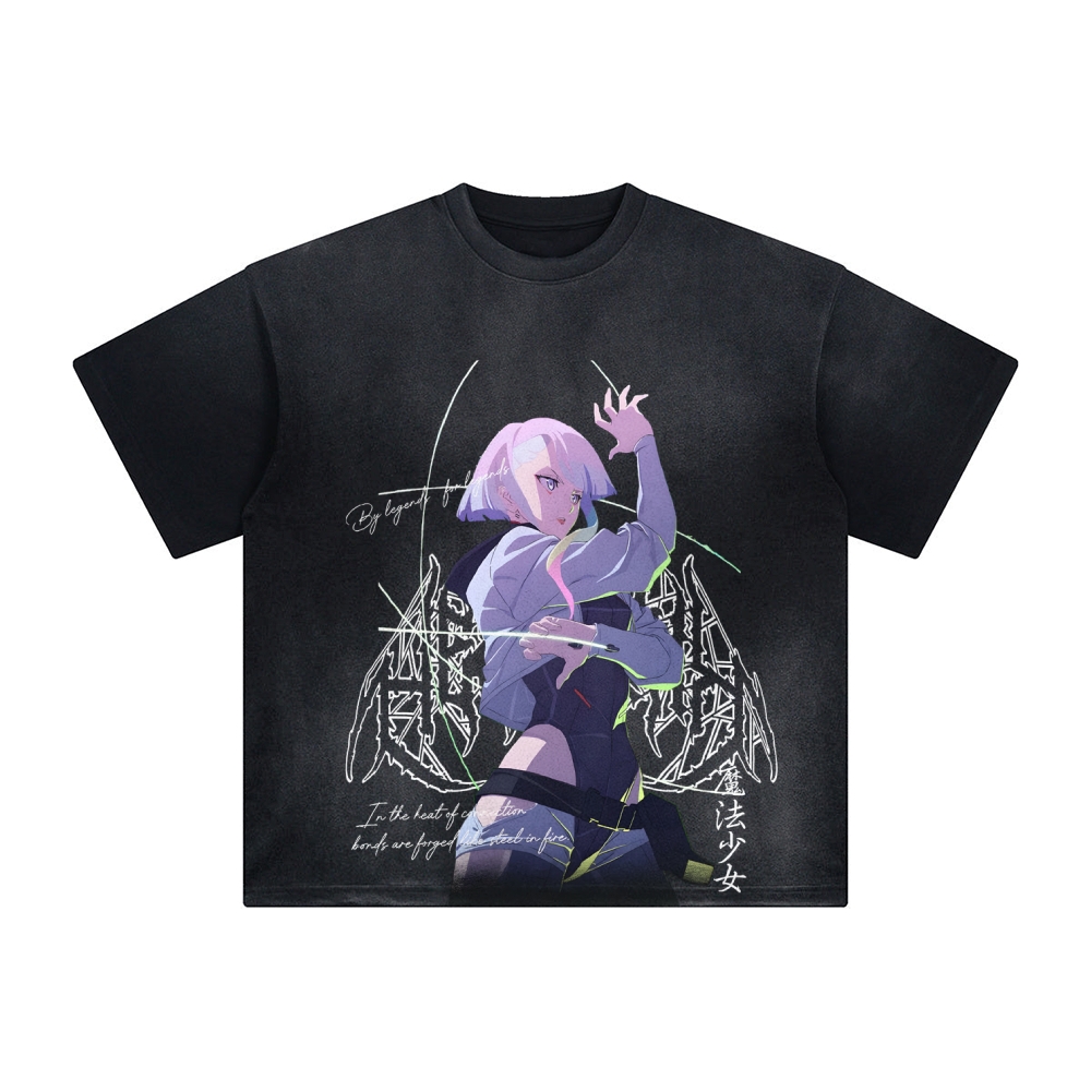 Unisex Anime Inspired Vintage T-Shirt