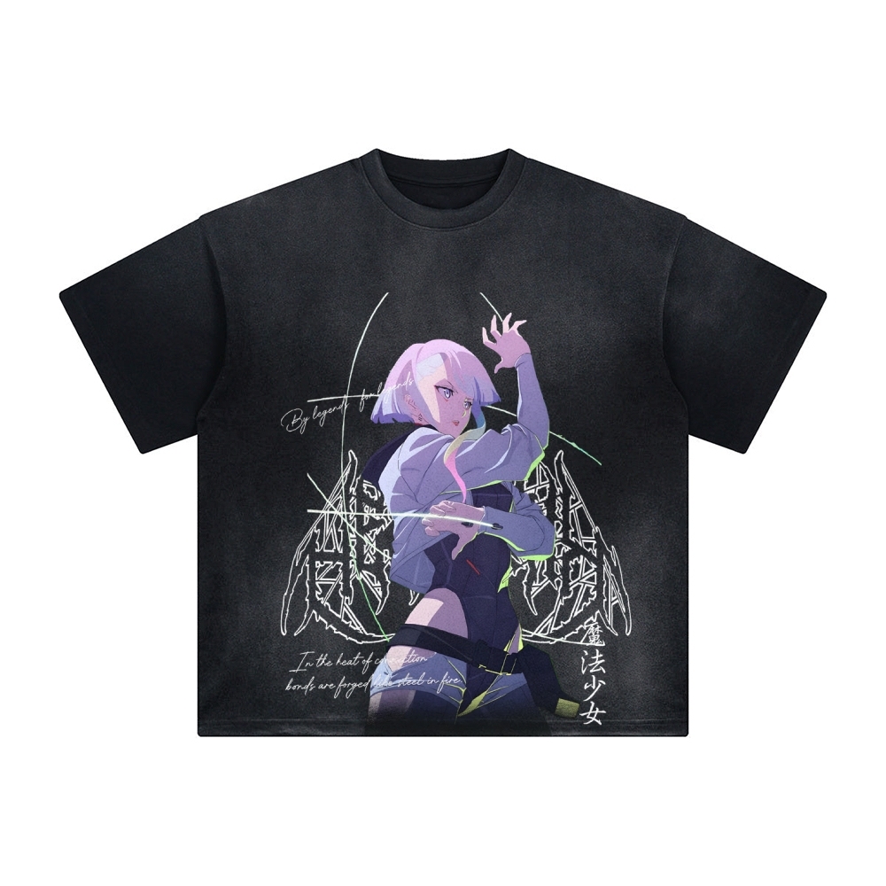 Unisex Anime Inspired Vintage T-Shirt