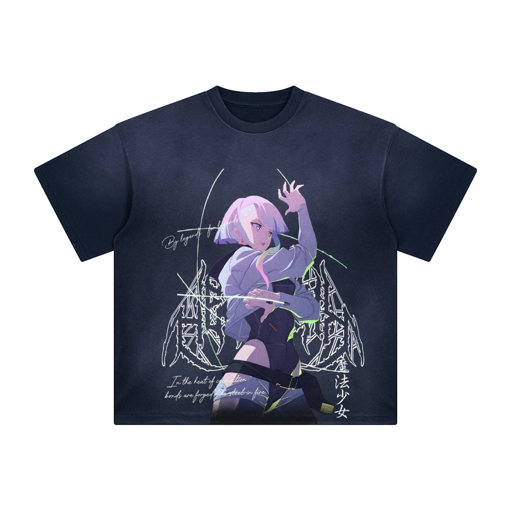 Unisex Anime Inspired Vintage T-Shirt