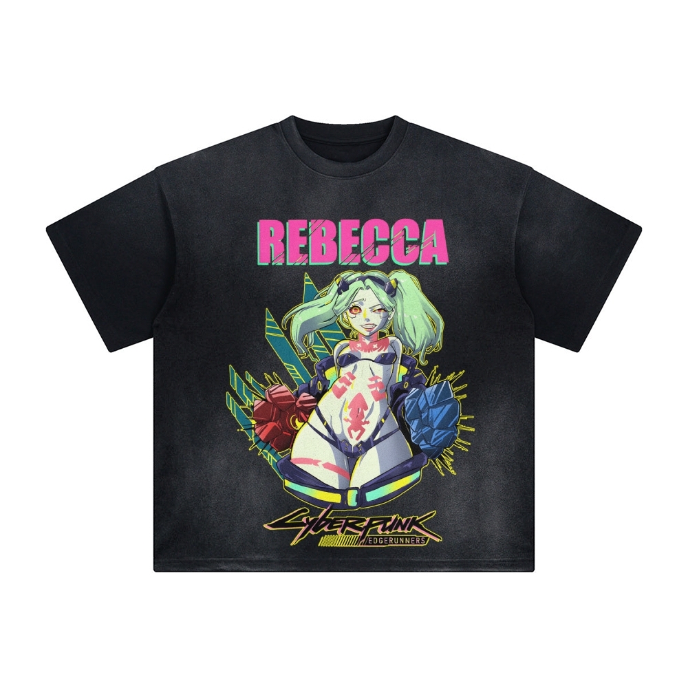 Unisex Anime Inspired Vintage T-Shirt