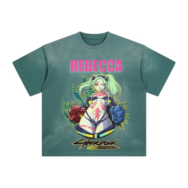 Unisex Anime Inspired Vintage T-Shirt
