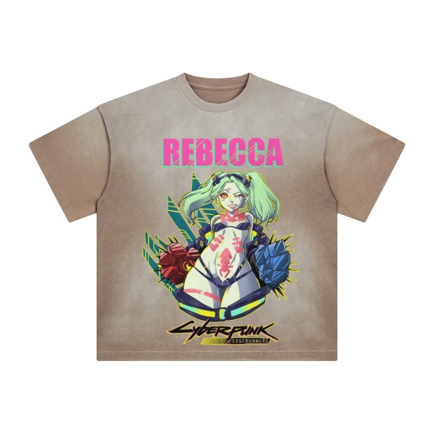 Unisex Anime Inspired Vintage T-Shirt