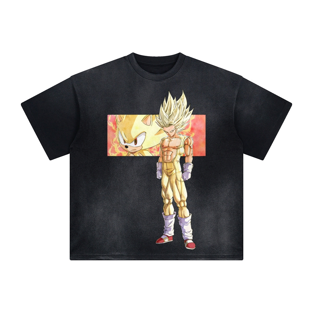 Unisex Anime Inspired Vintage T-Shirt