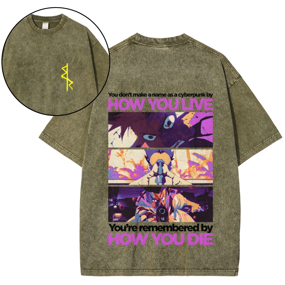 Unisex Anime Inspired Vintage T-Shirt