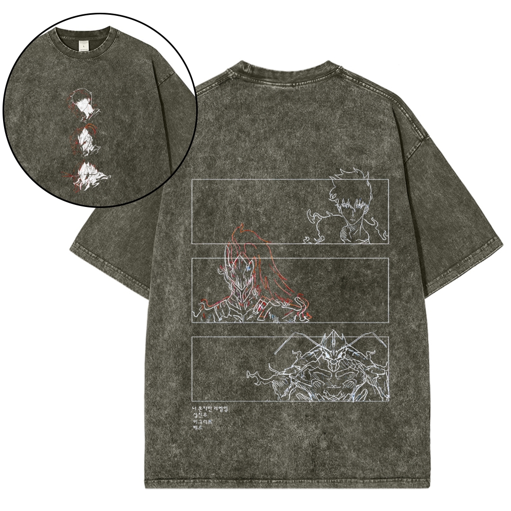 Unisex Anime Inspired Vintage T-Shirt