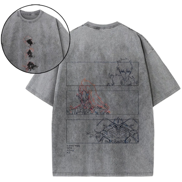 Unisex Anime Inspired Vintage T-Shirt