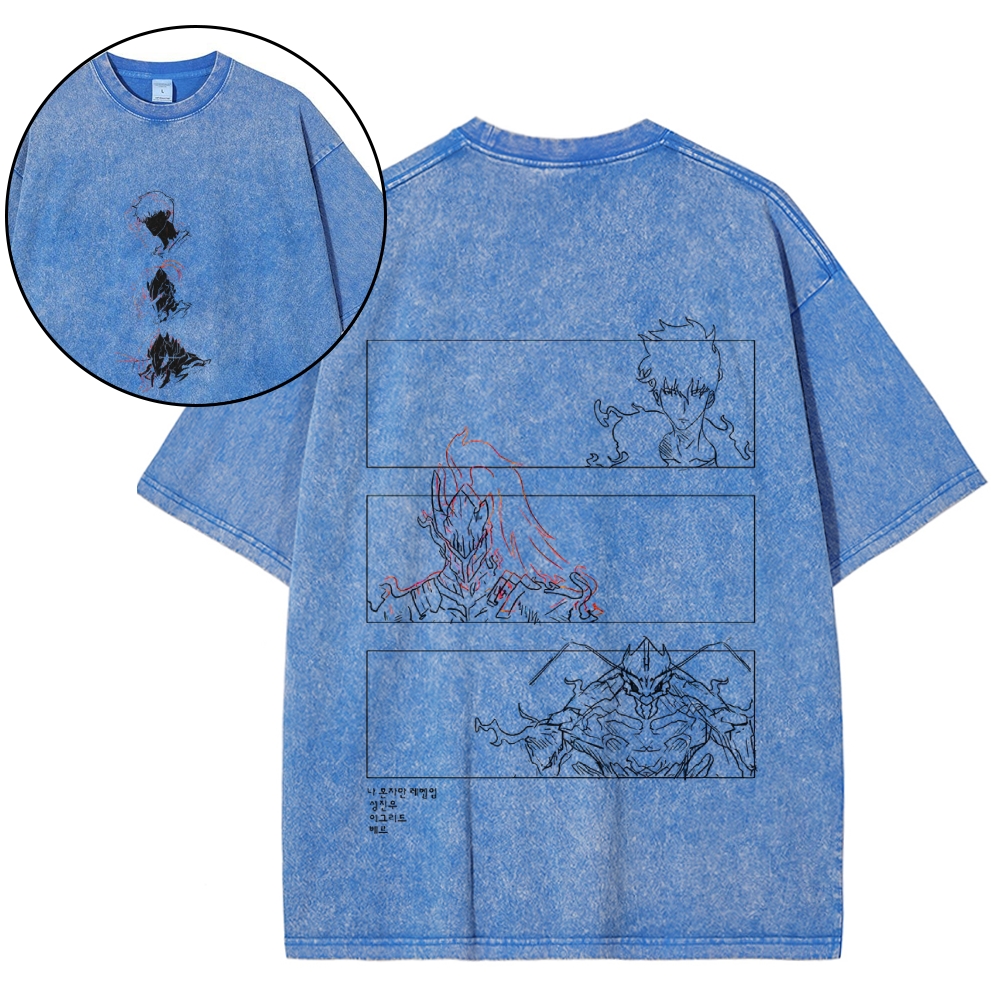 Unisex Anime Inspired Vintage T-Shirt