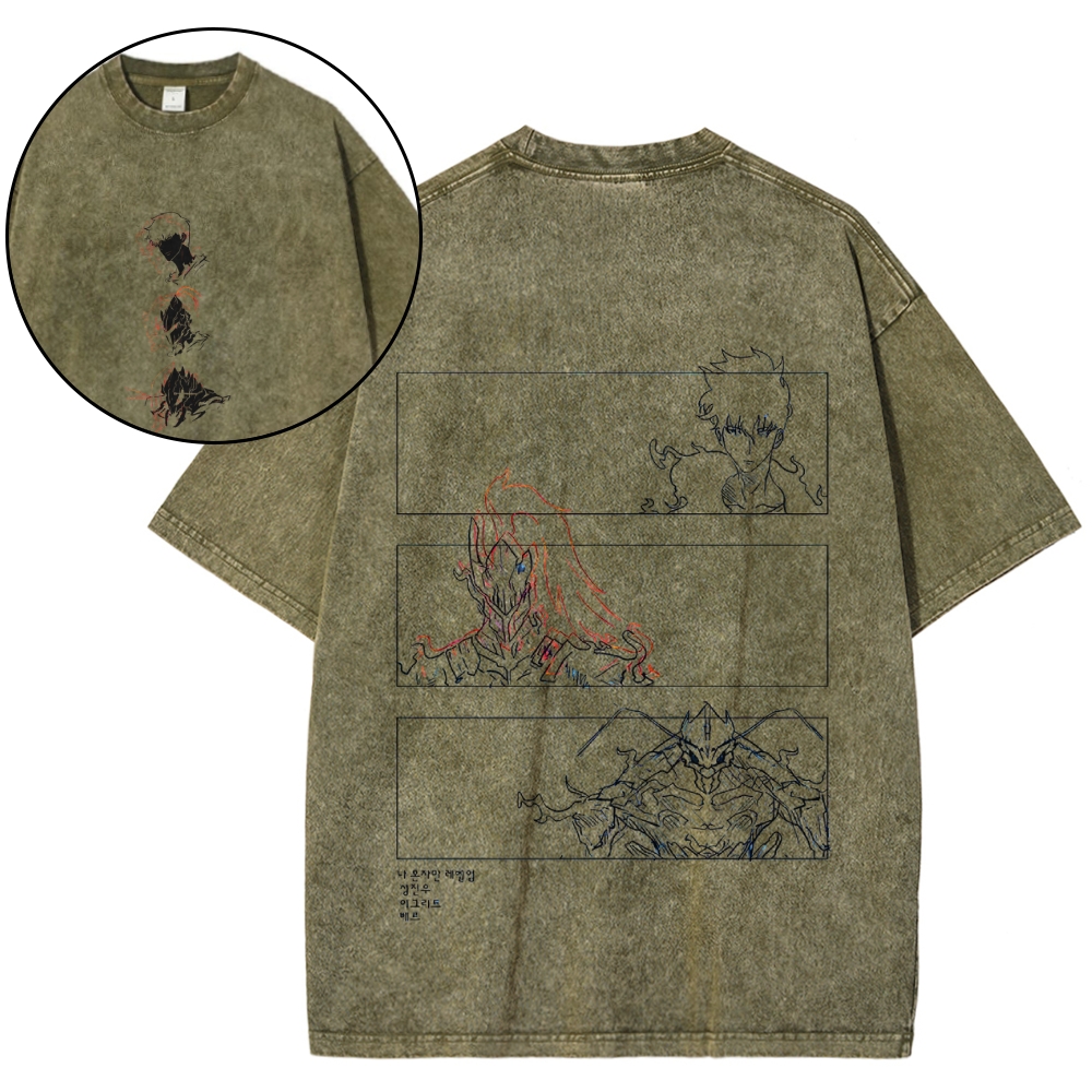 Unisex Anime Inspired Vintage T-Shirt