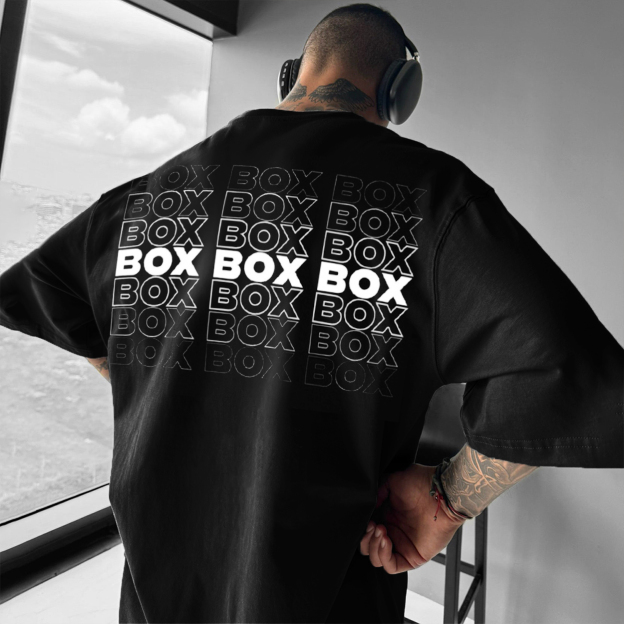 Unisex Racing "BOX BOX BOX" Oversized T-Shirt
