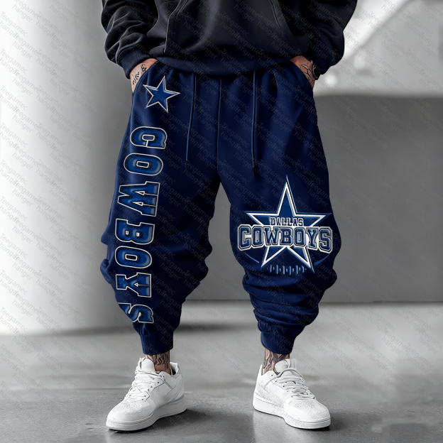 Unisex "Dallas Cowboys" Casual  Streetwear  Plush Pants 