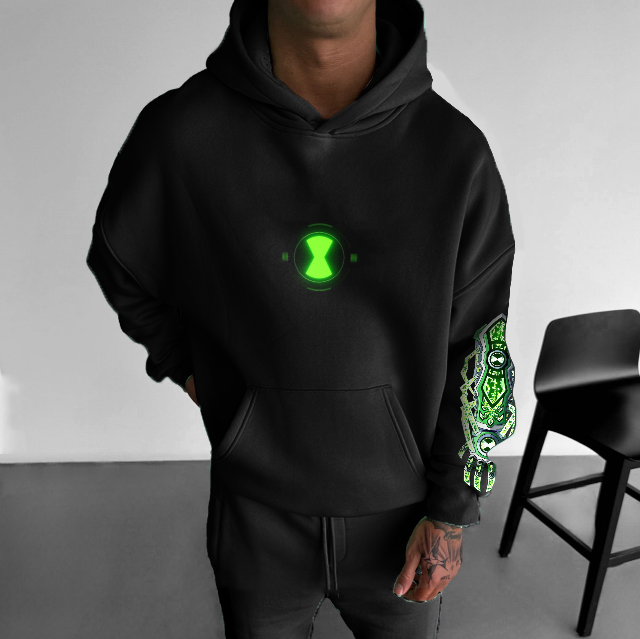 Unisex Anime Graphic Streetwear Vintage Hoodie Ben 10