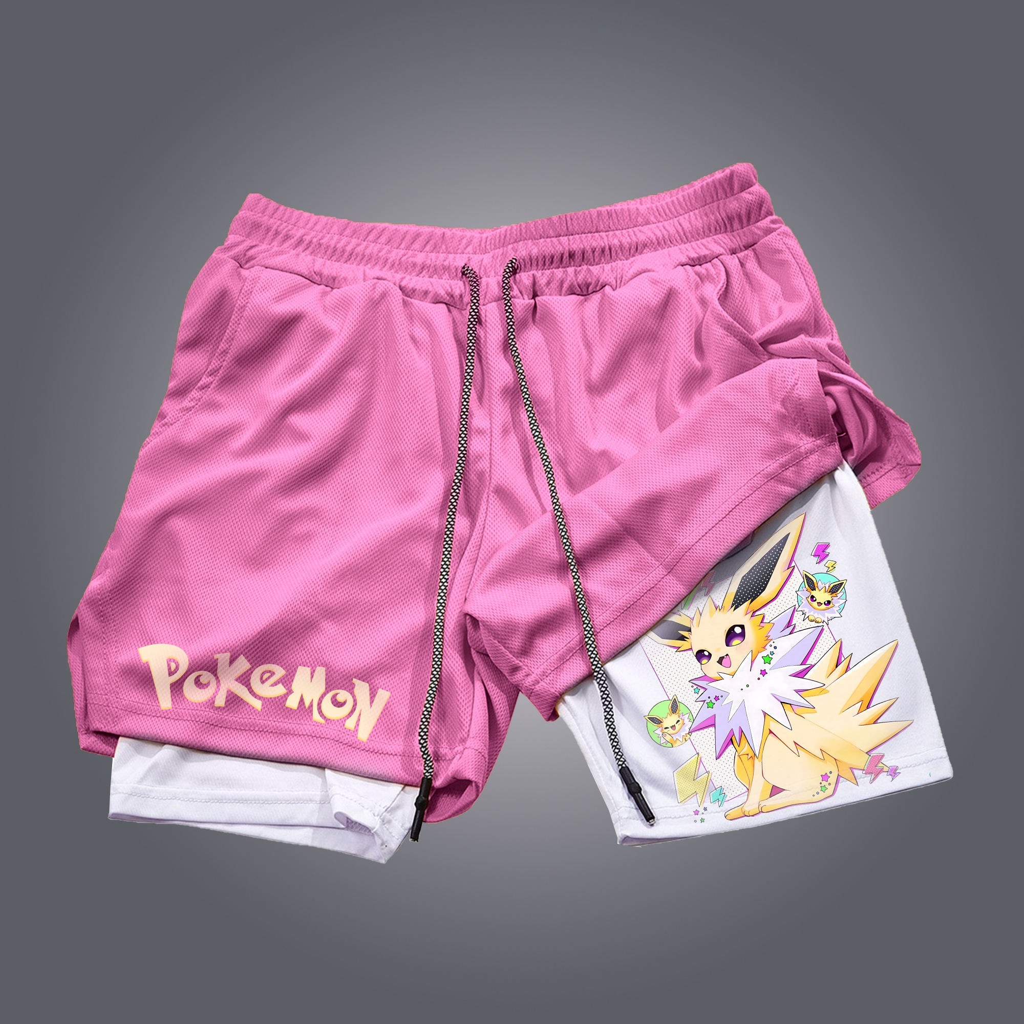 Unisex  “Pokémon” Casual Anime Streetwear Shorts