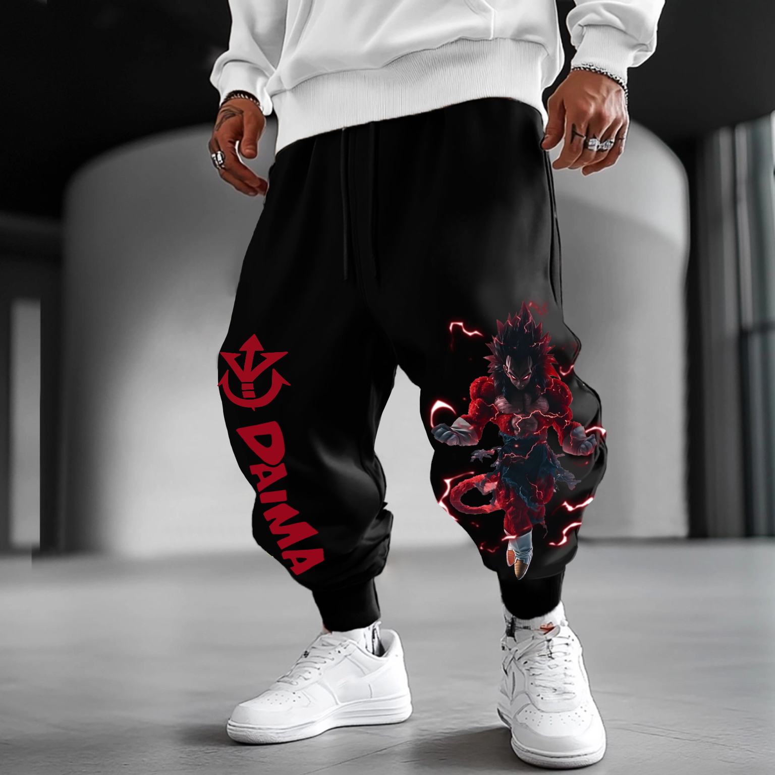 Unisex Oversized Anime Harem Pants