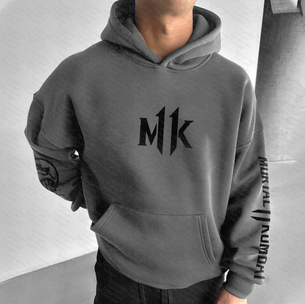 Unisex “MK”  Graphic Streetwear Vintage Hoodie