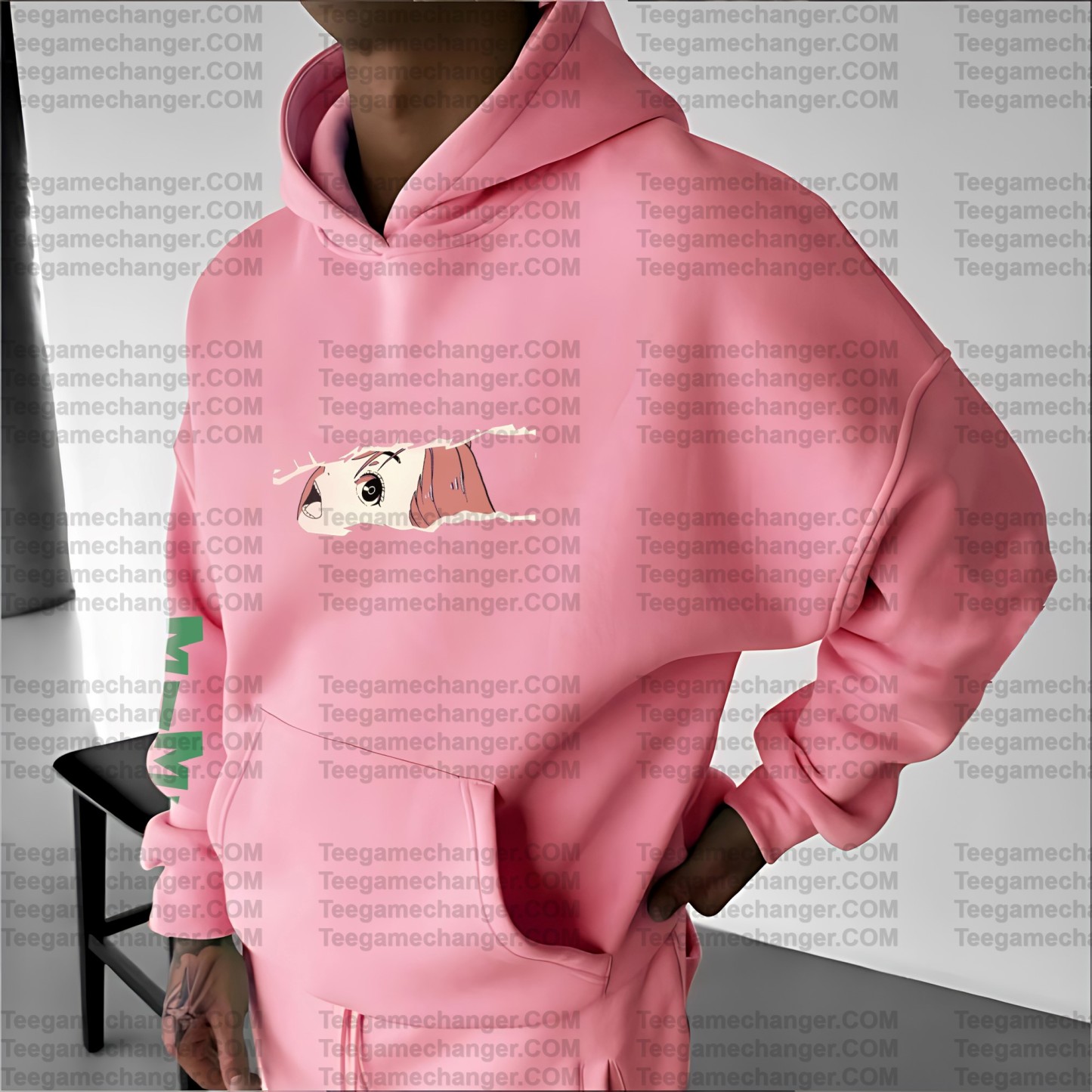 Unisex Anime Print  Casual Oversized Hoodie