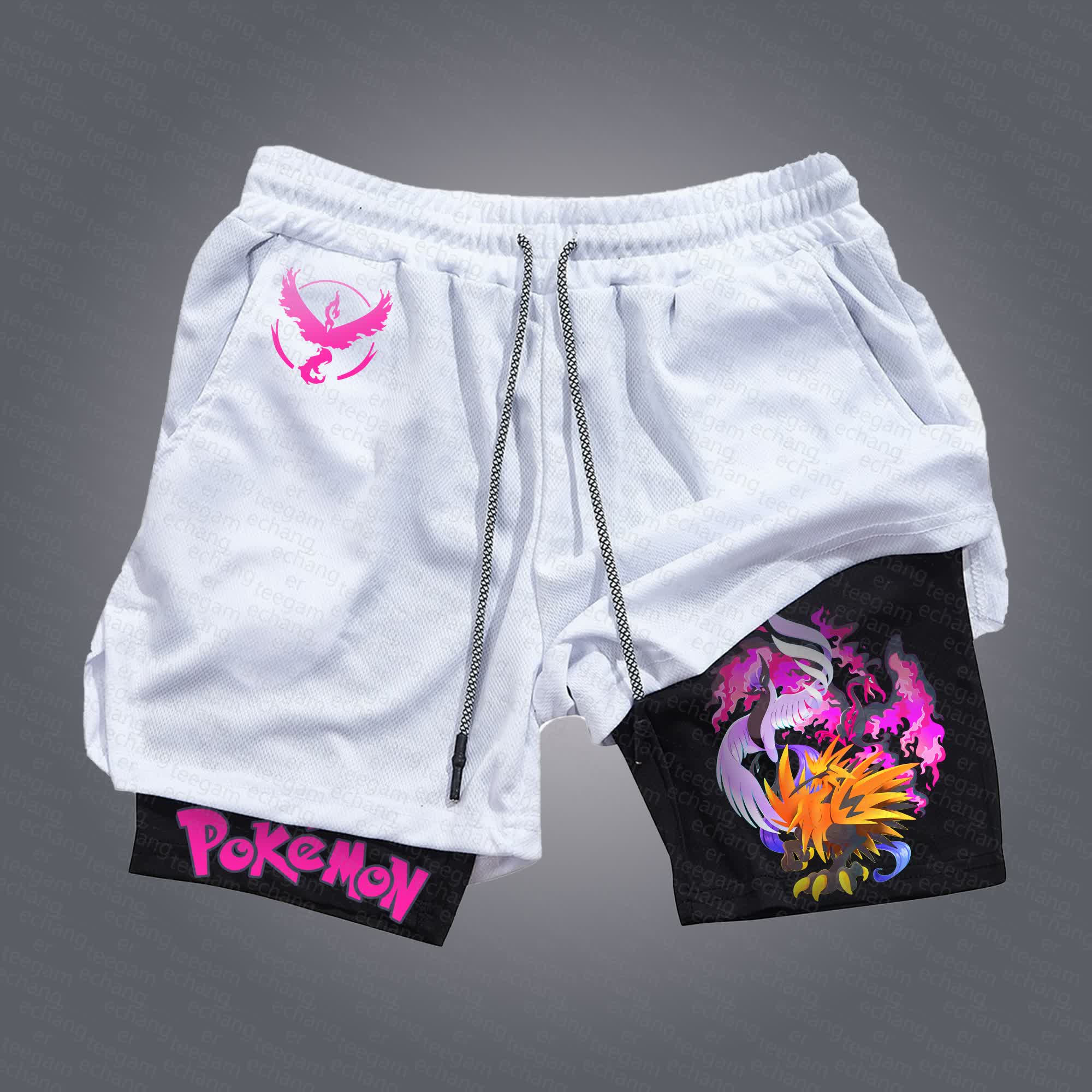 Unisex  “Pokémon” Casual Anime Streetwear Shorts