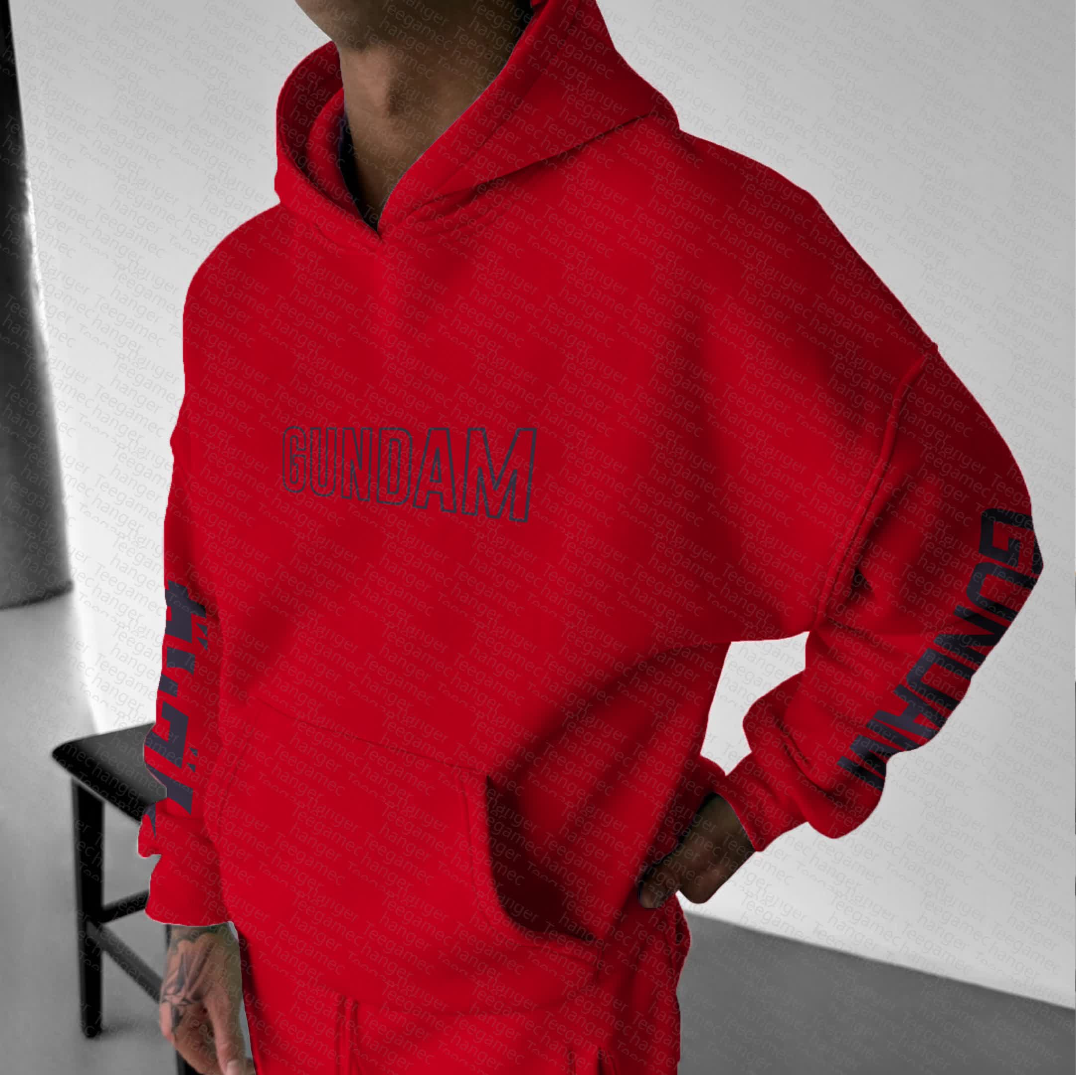 Unisex “Gundam Series” Anime Graphic Streetwear Vintage Hoodie