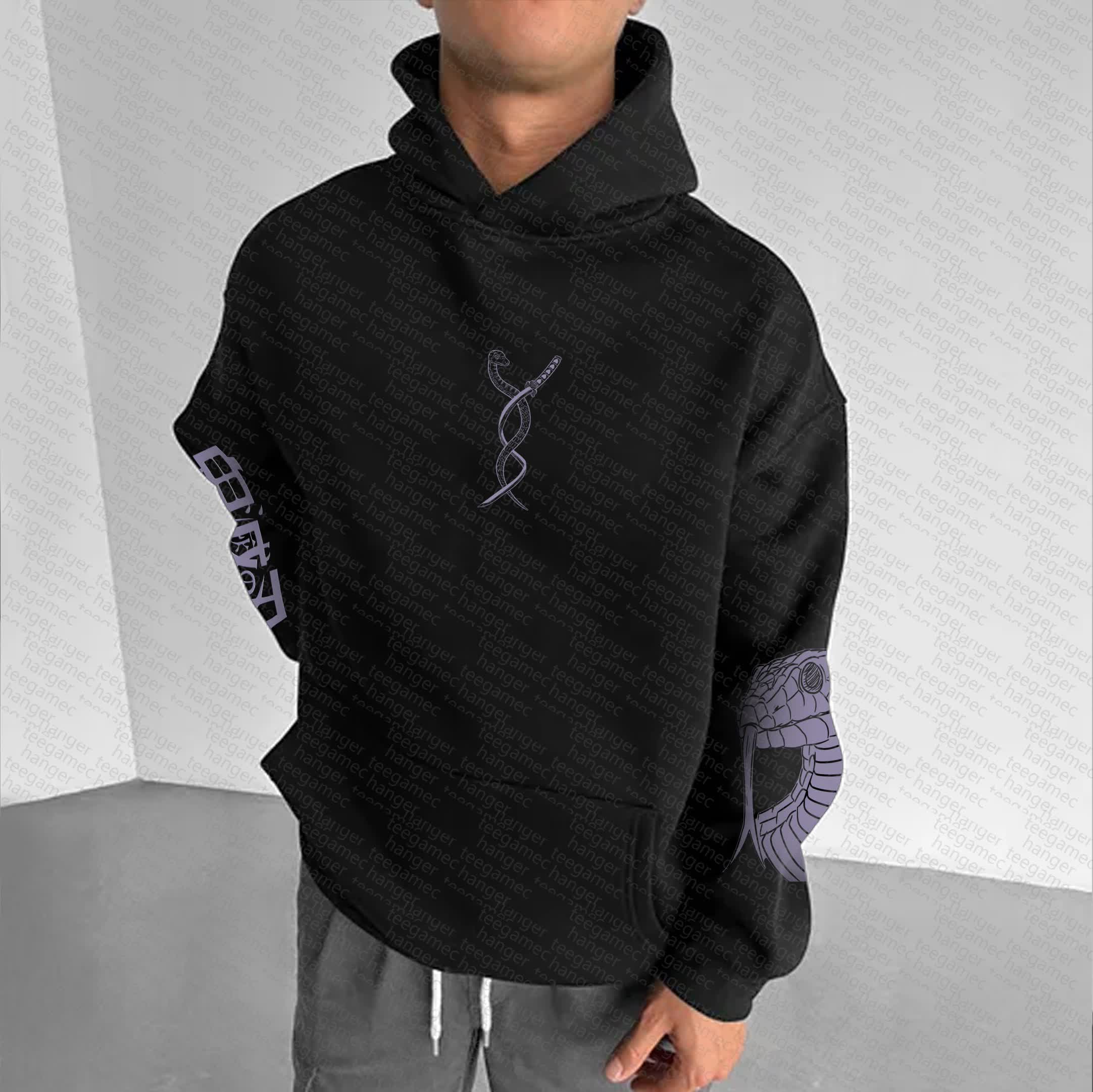 Unisex “Demon Slayer” Anime Graphic Streetwear Vintage Hoodie