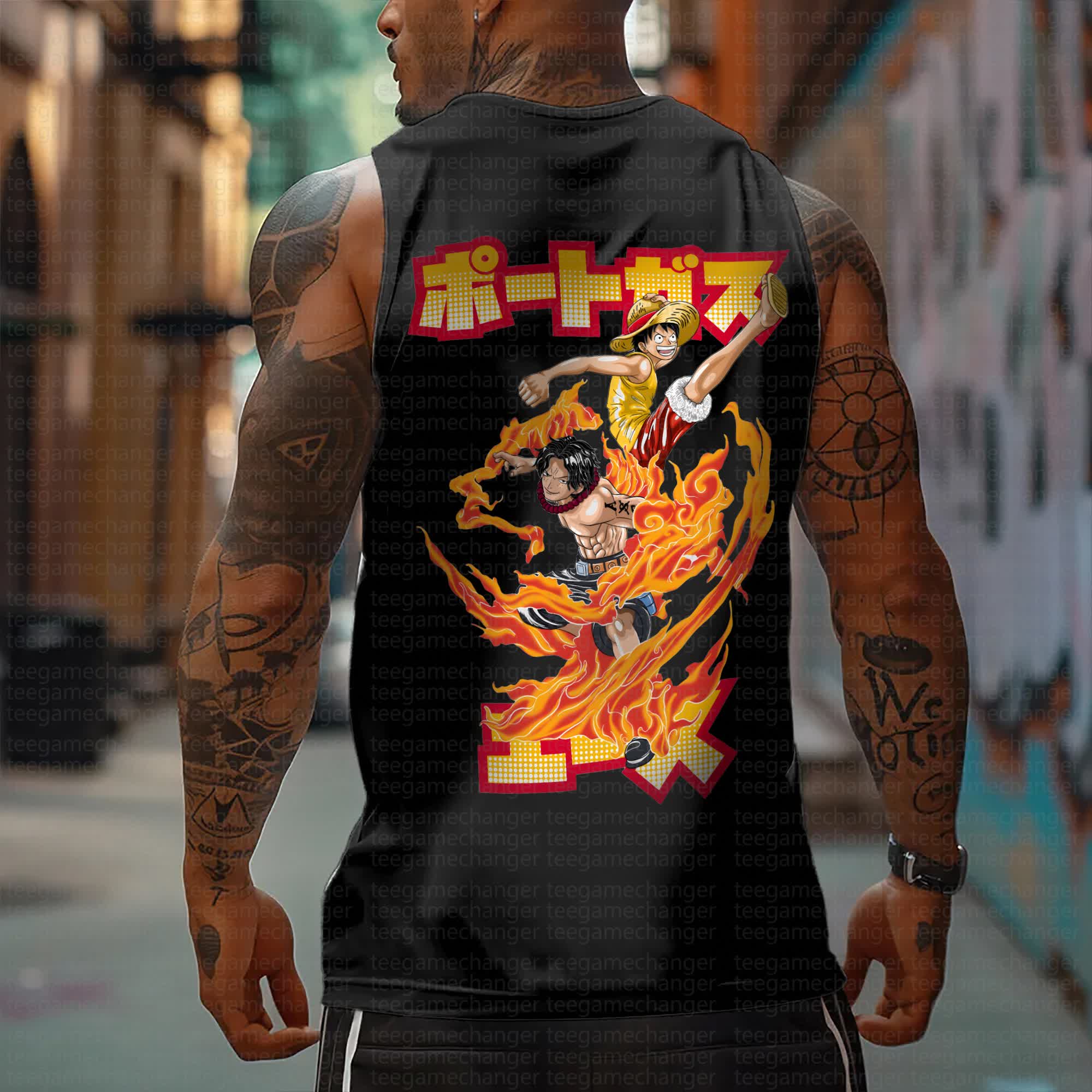 Unisex  “One Piece” Casual Anime  Tank Top