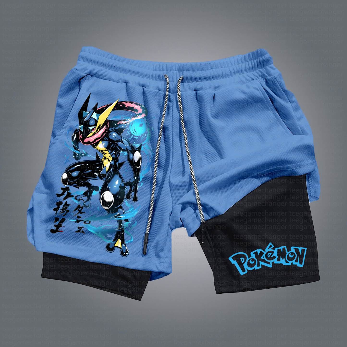 Unisex Casual Anime Streetwear Shorts 丨Demon Slayer X Pokémon
