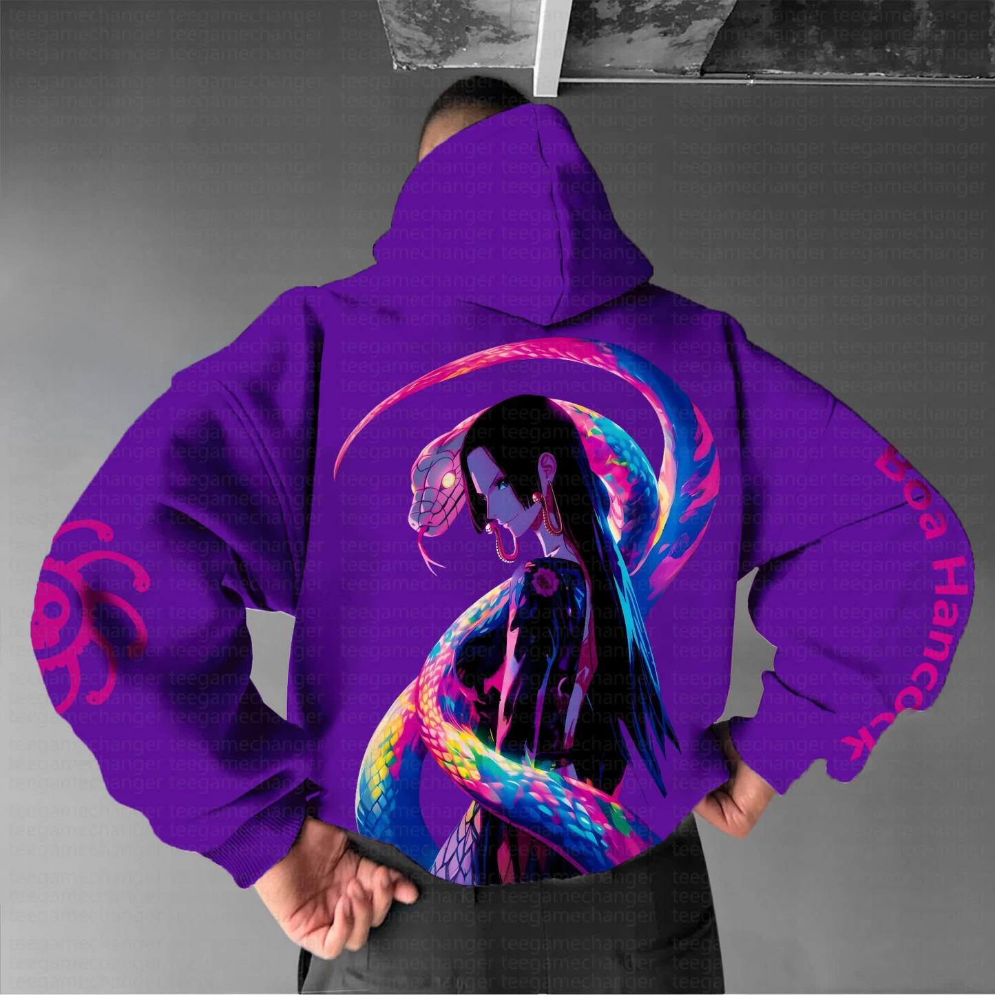 Unisex Anime Graphic Streetwear Vintage Hoodie丨Demon Slayer X Pokémon