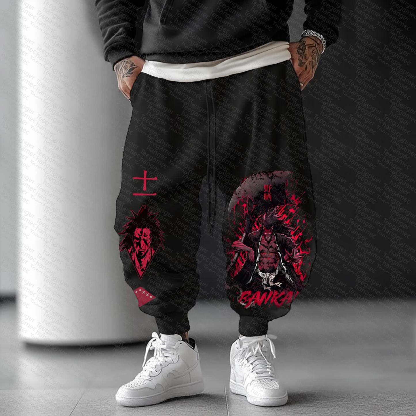 Unisex Casual Anime Streetwear Pants