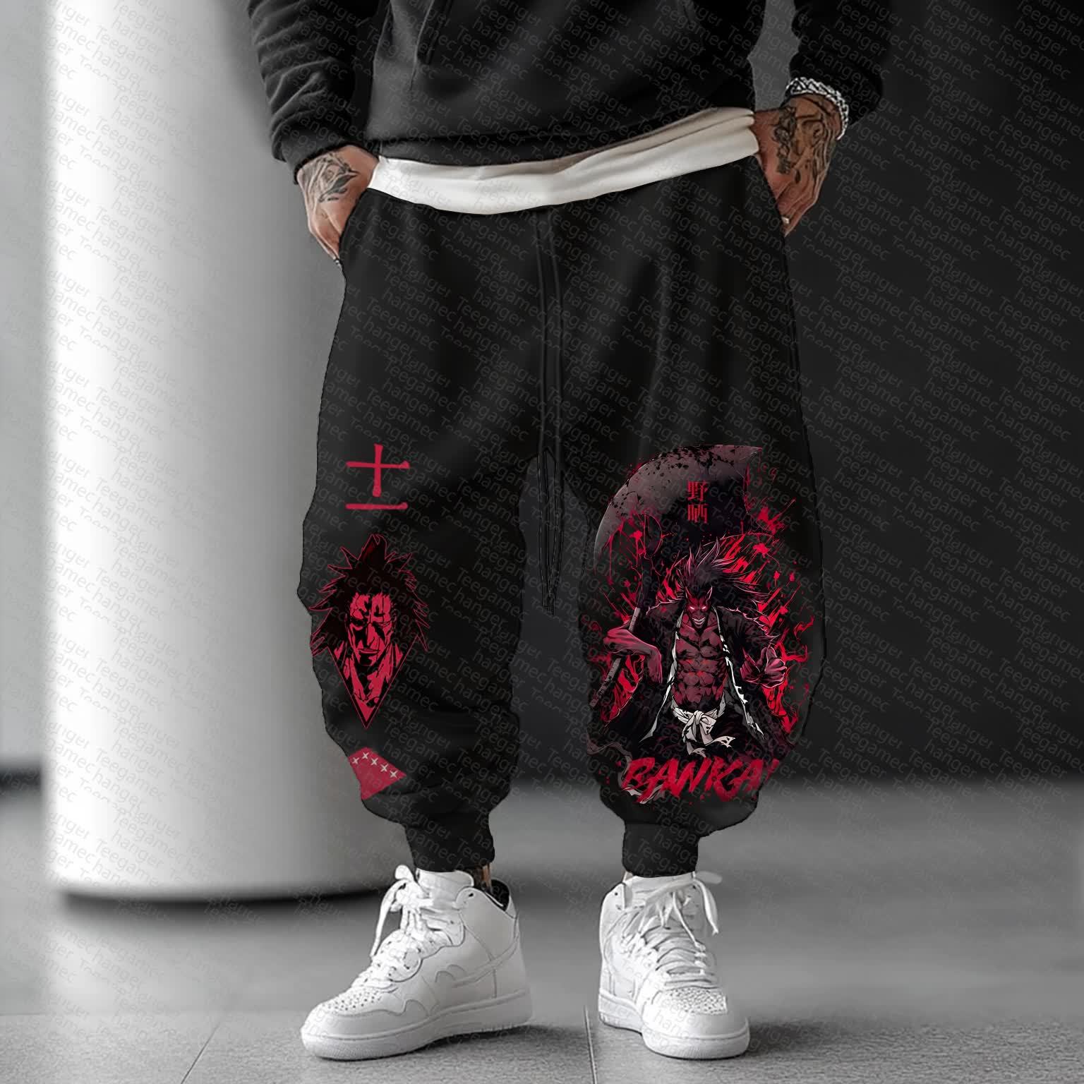 Unisex Casual Anime Streetwear Pants