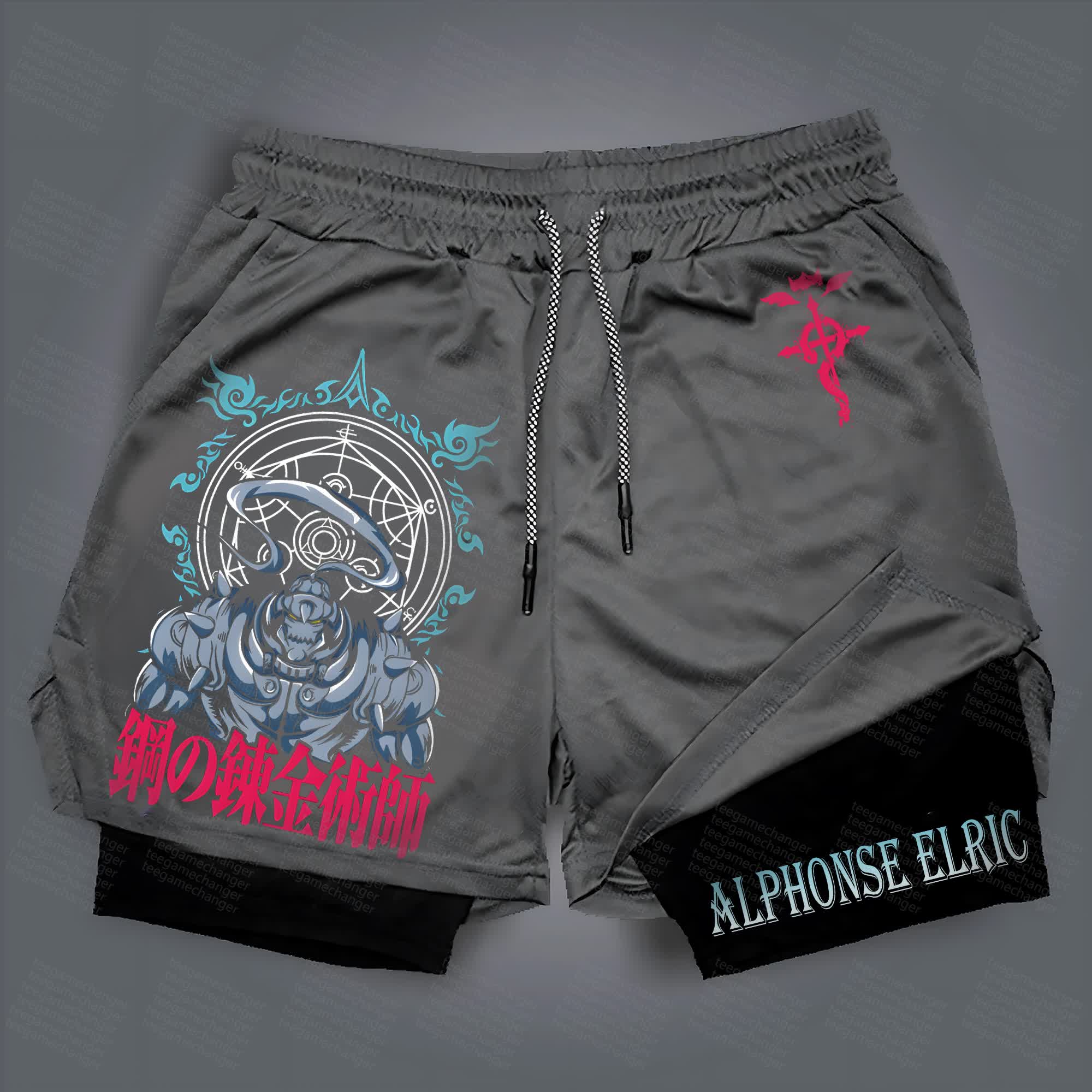 Unisex  “Fullmetal Alchemist” Casual Anime Streetwear Shorts