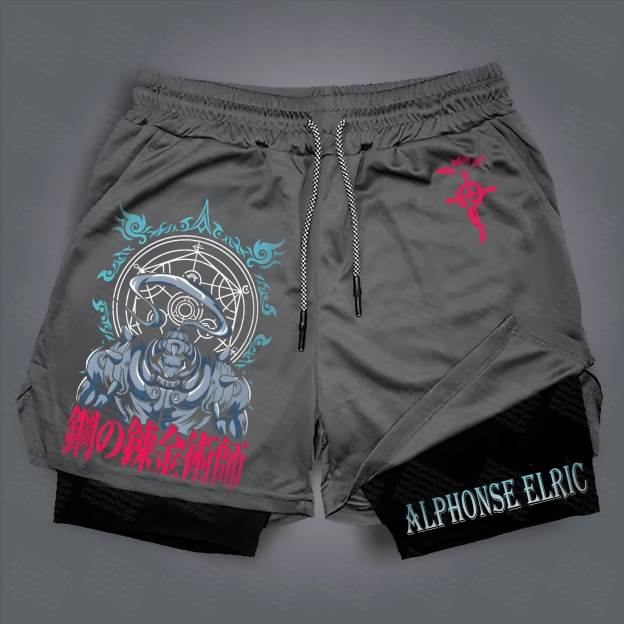 Unisex  “Fullmetal Alchemist” Casual Anime Streetwear Shorts