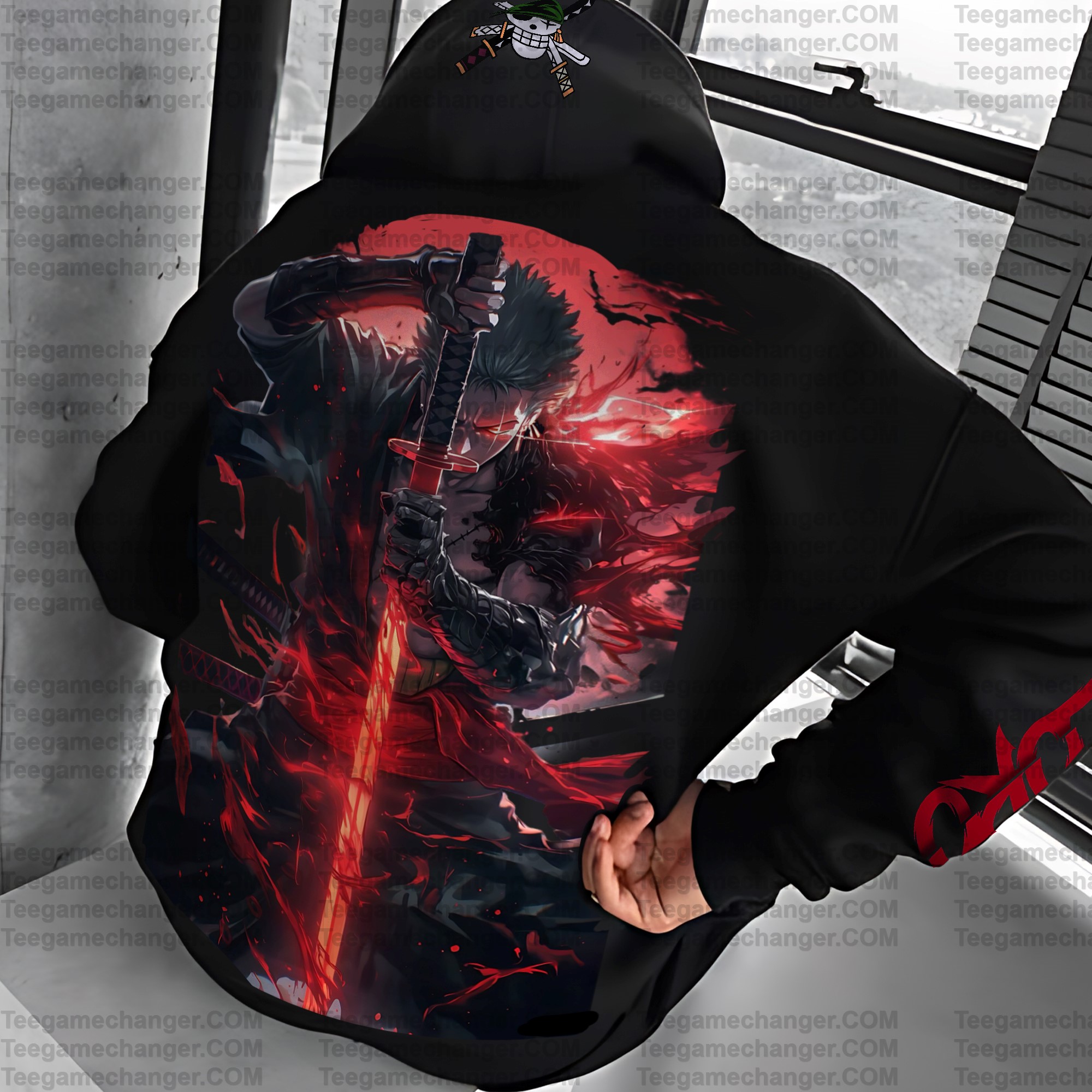 Unisex Anime Print  Casual Oversized Hoodie