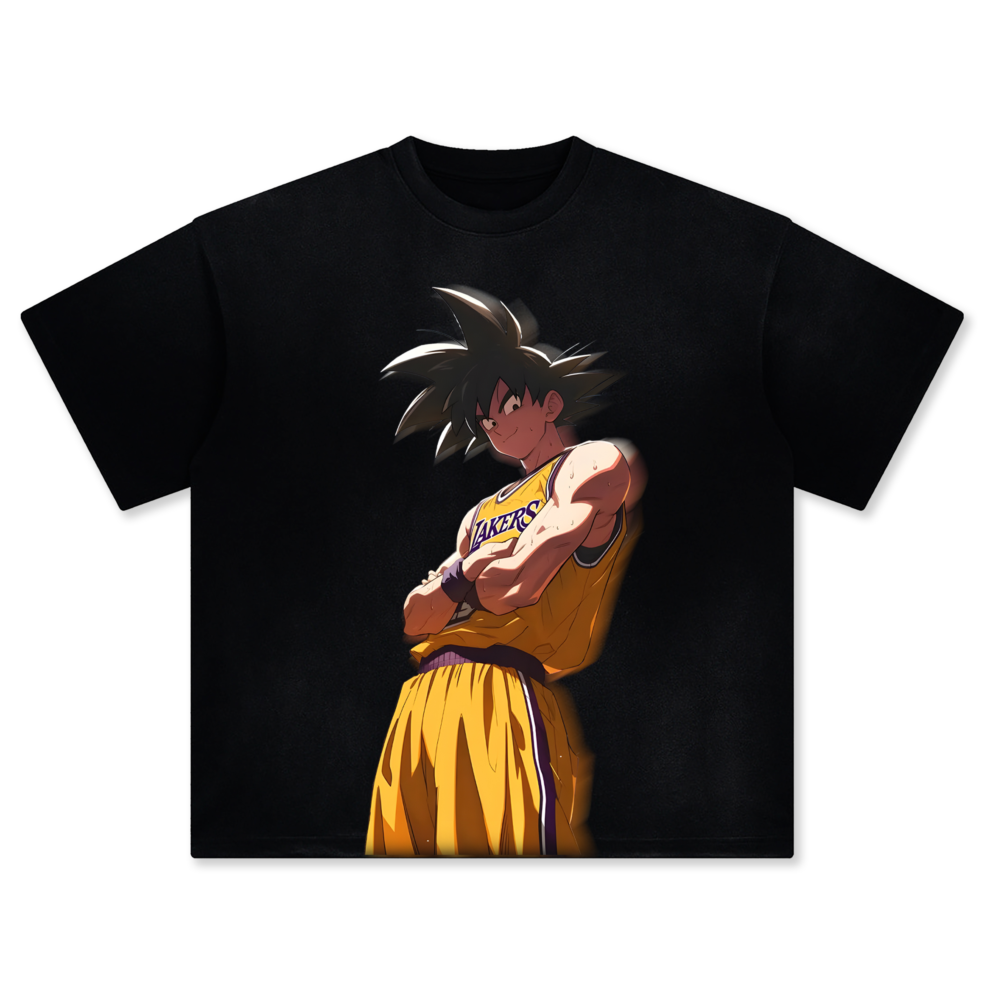Unisex Vintage Tee丨Lakers x Dragon ball