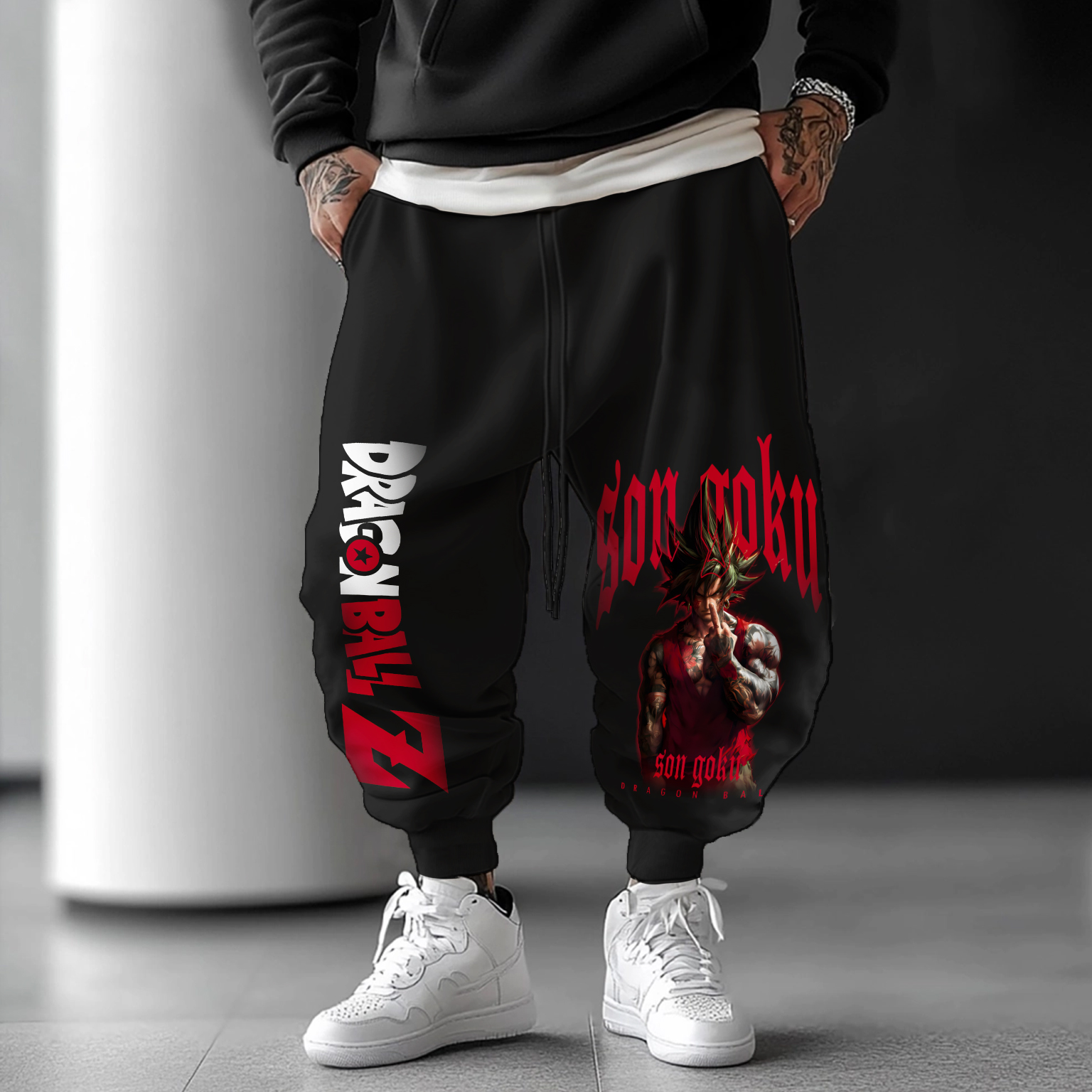 Unisex Casual Anime Streetwear Pants