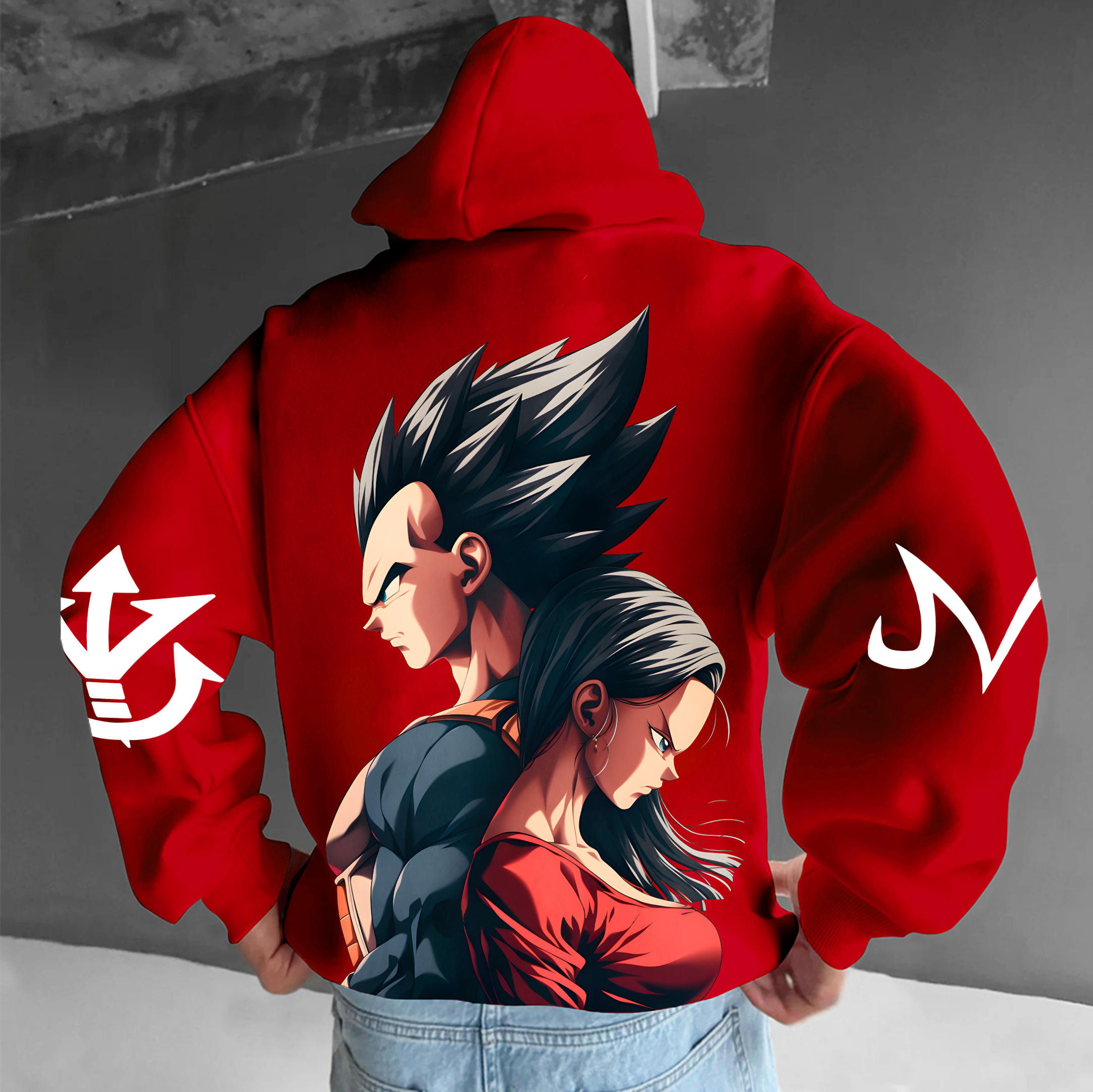Unisex Anime Graphic Streetwear Vintage Hoodie