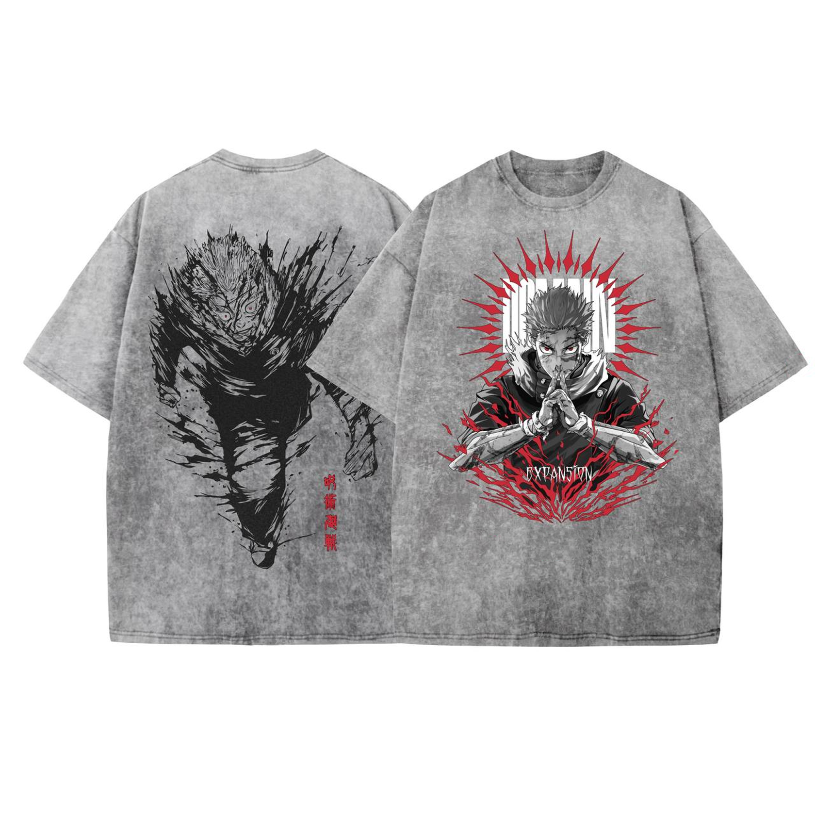 Unisex  "Jujutsu Kaisen" Anime Inspired Vintage T-Shirt