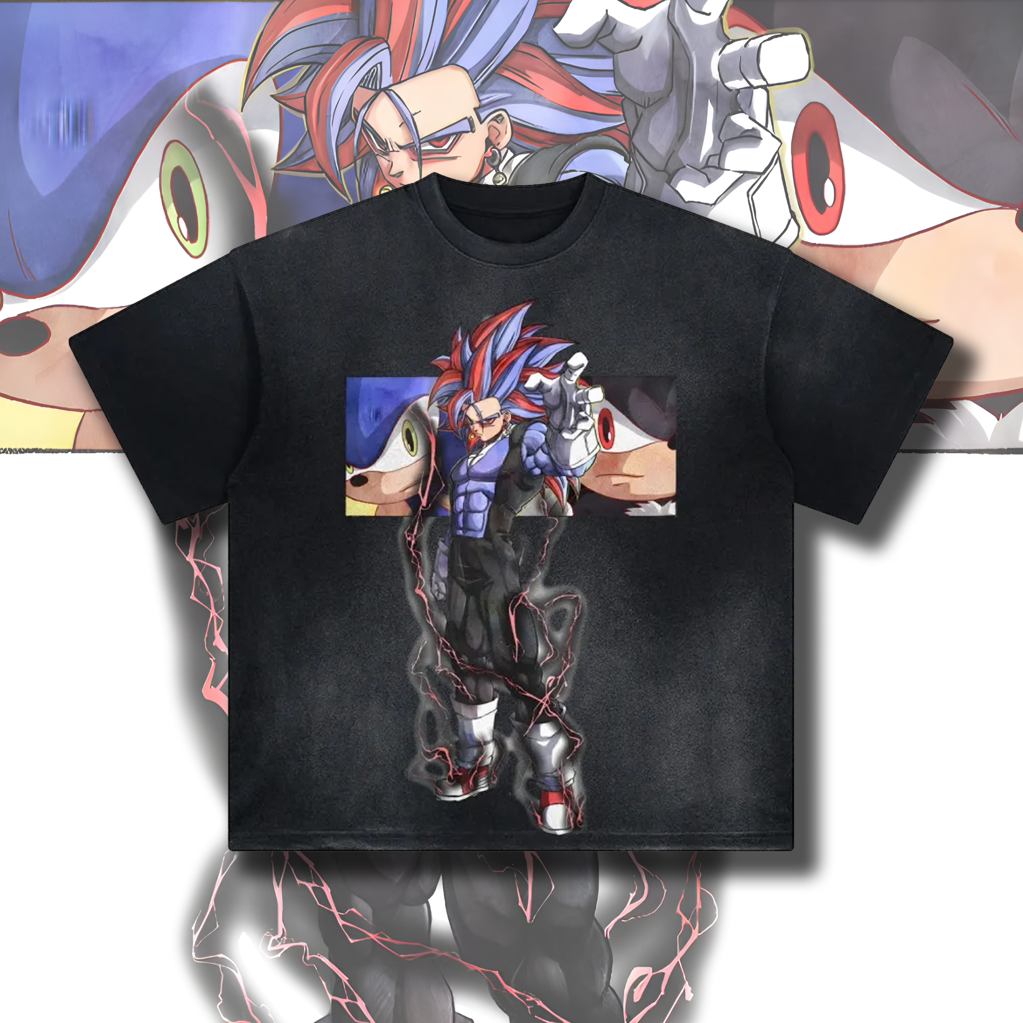 Unisex Anime Inspired Vintage T-Shirt