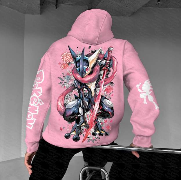 Unisex “Pokémon” Anime Graphic Streetwear Vintage Hoodie