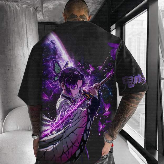 Unisex Anime Inspired Vintage T-Shirt丨Demon Slayer